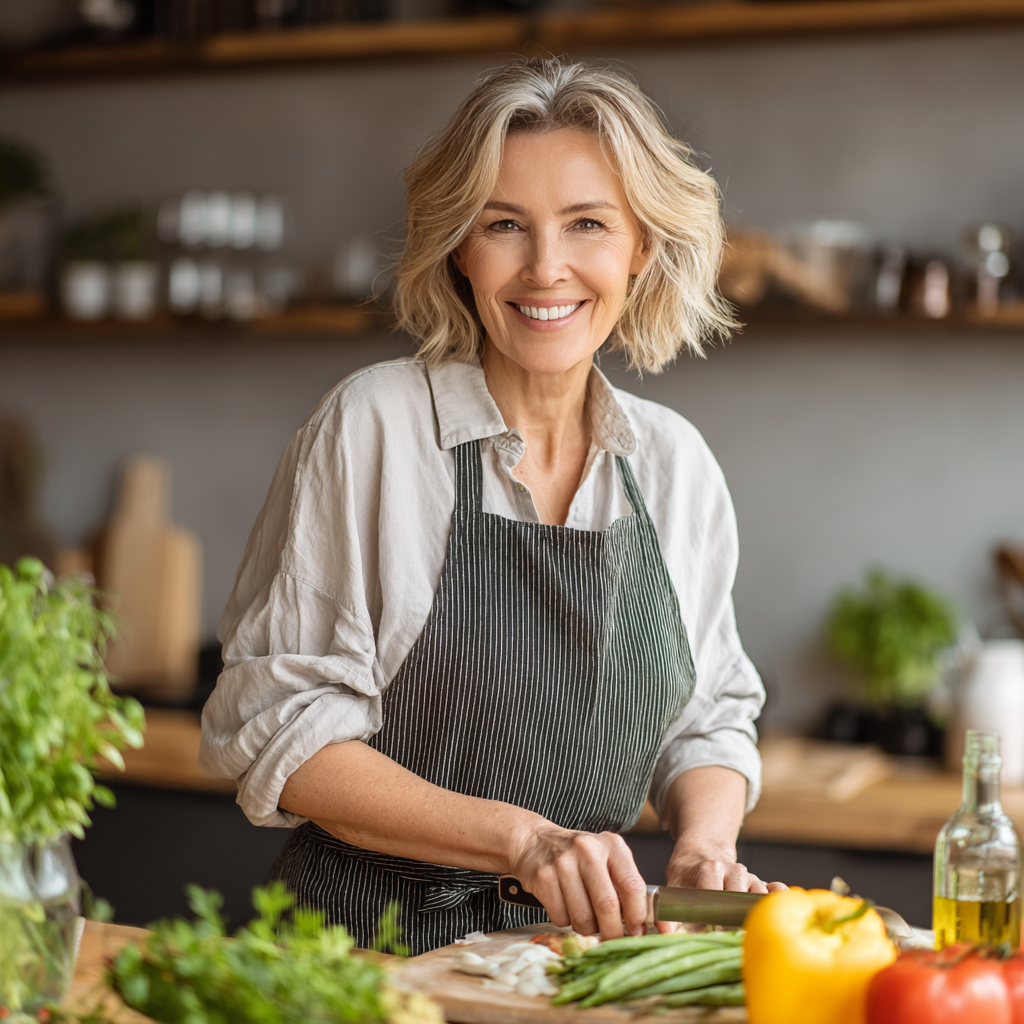Group of smiling Ukrainian adults of various ages standing together after completing a healthy lifestyle program, showing confidence and vitality in natural outdoor setting